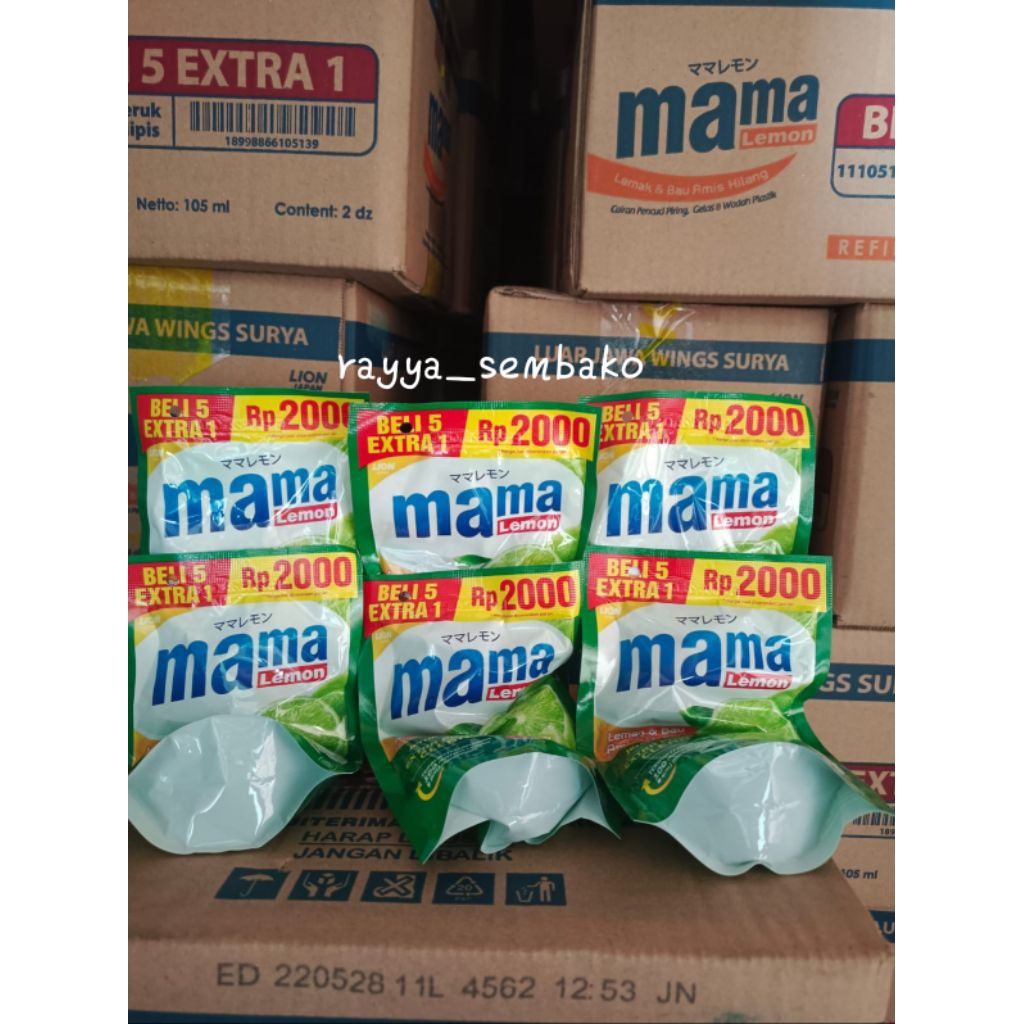 PROMO (1dus) MAMA LEMON kemasan 2000