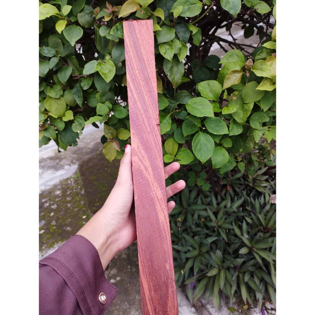 Custom ukuran kayu rengas merah asli