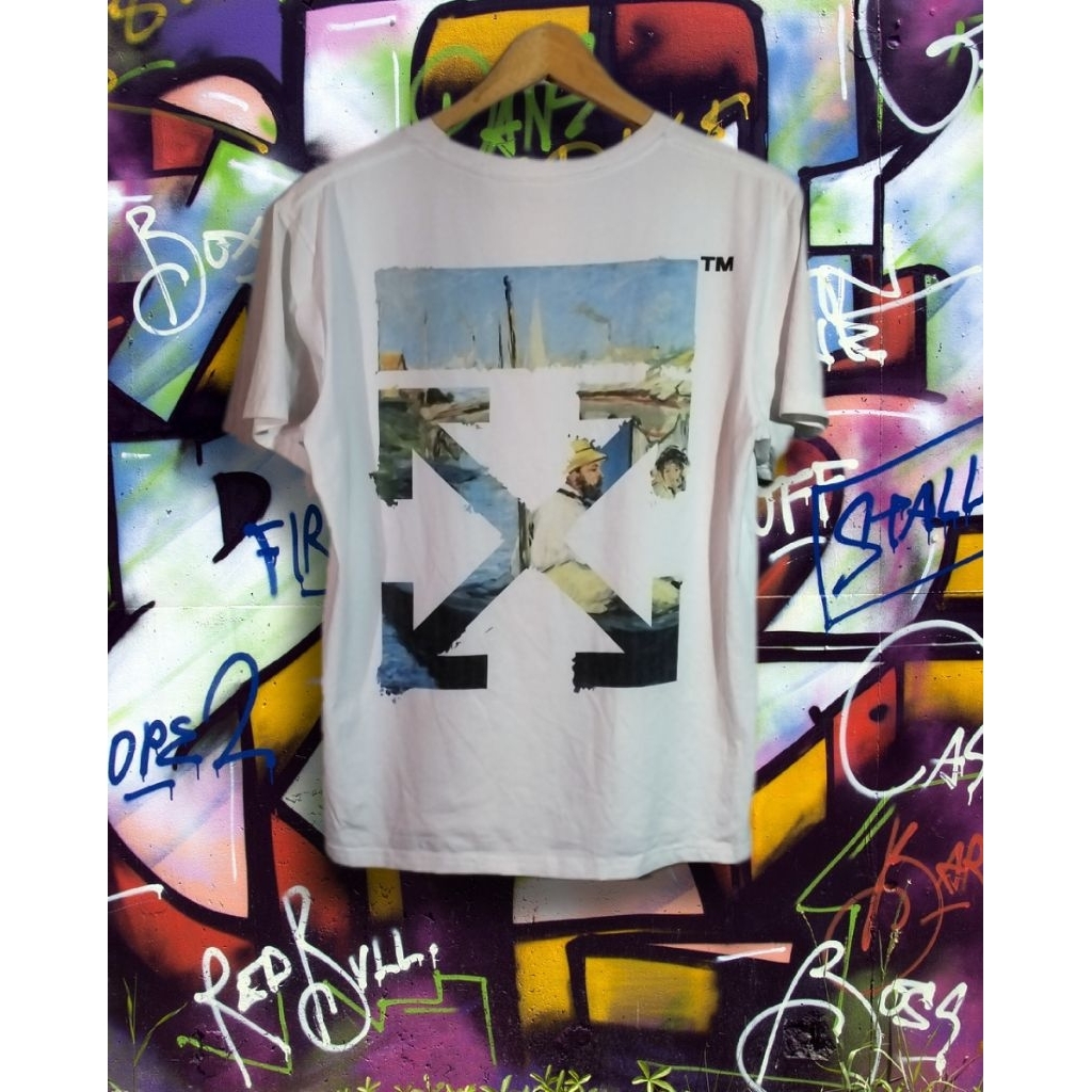 off white kaos brand second/bekas/branded
