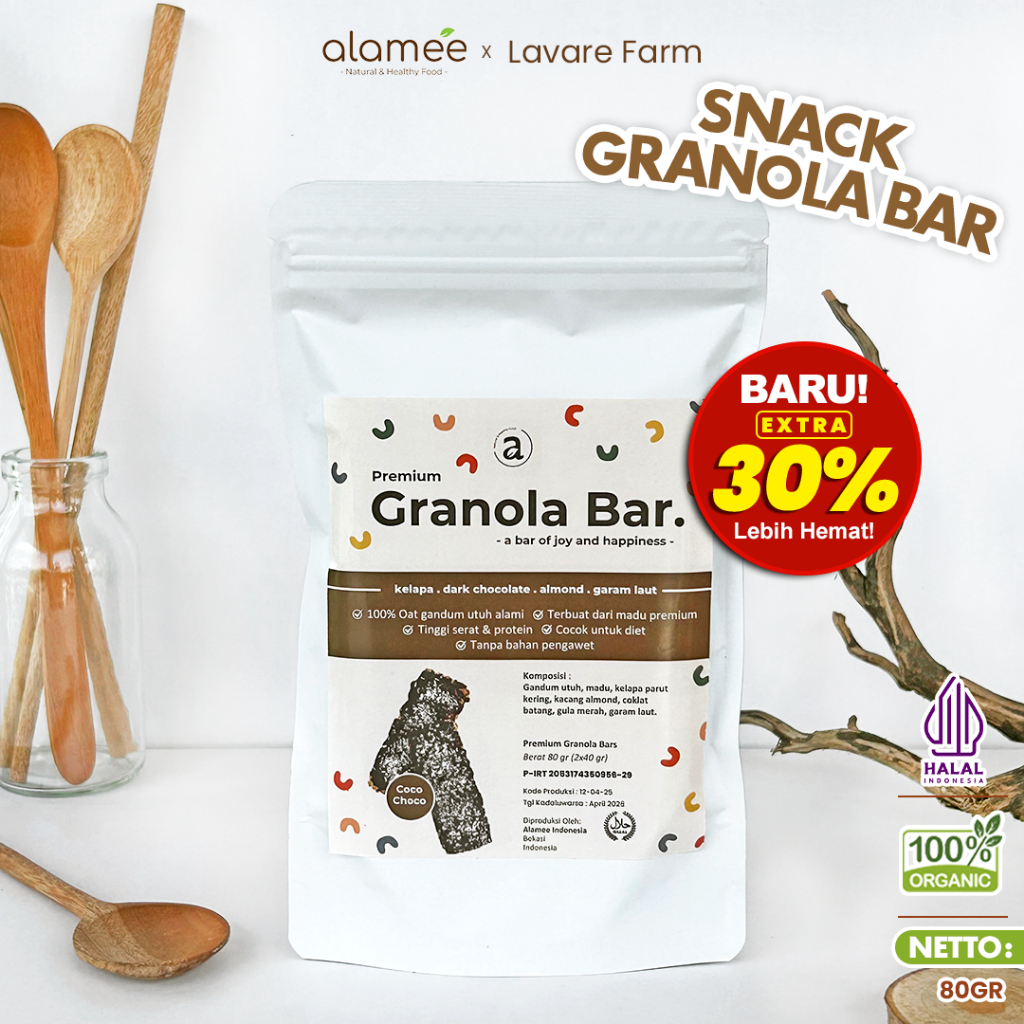 

GRANOLA BITES BAR COCO CHOCO DIET PELANCAR ASI BOOSTER SNACK SEHAT MAKANAN ANAK BAYI BALITA MPASI
