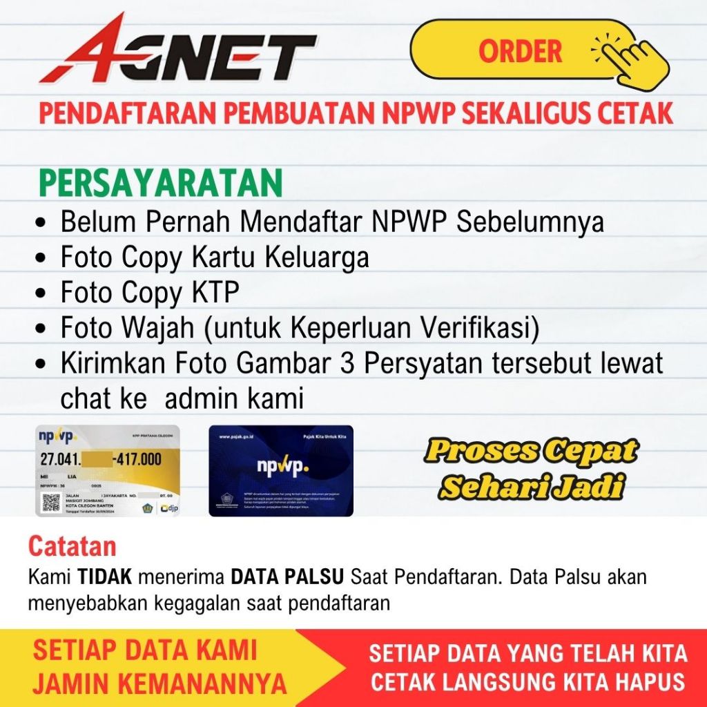 

KARTU ID CARD DAN DAFTAR NP WP