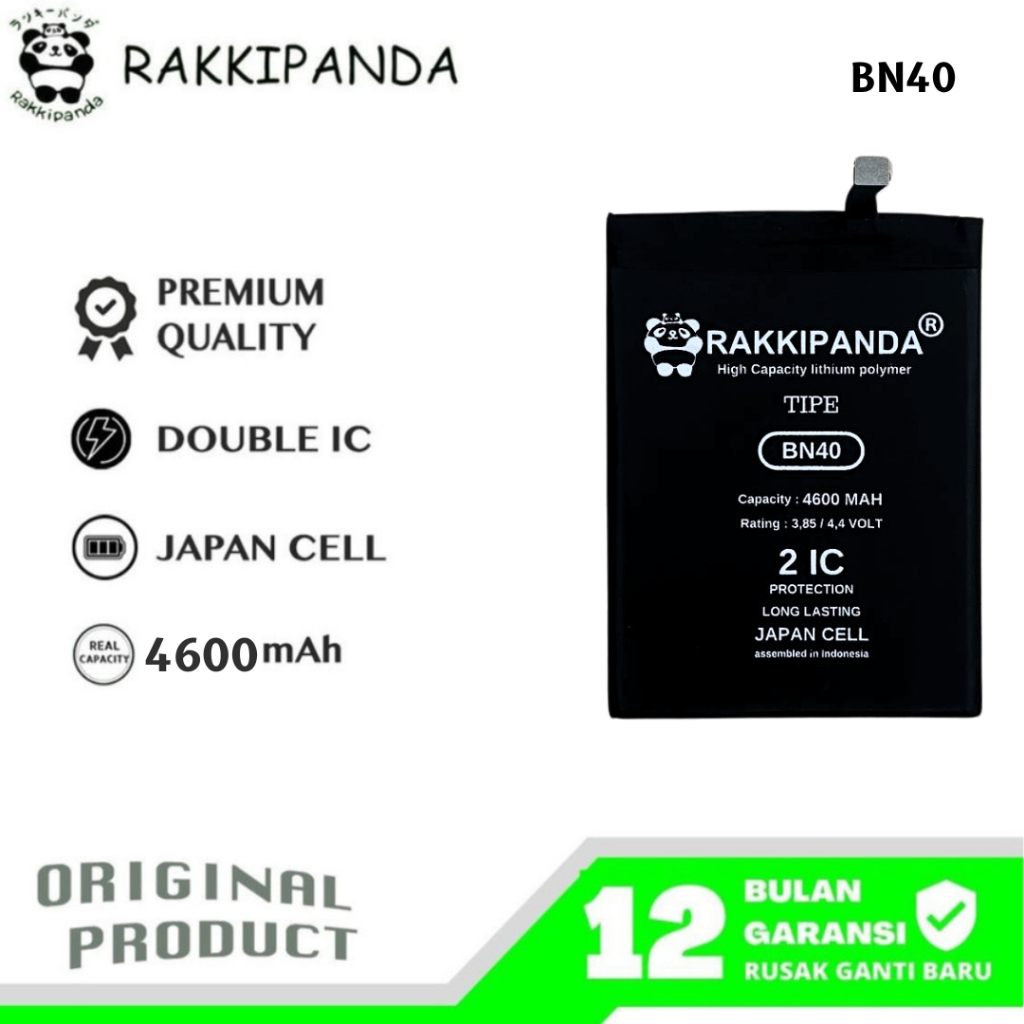 RakkiPanda - BN40 Redmi 4 Pro / Redmi 4 Prime Batre Batrai Baterai