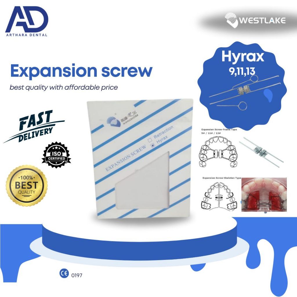Expansion screw Hyrax / dental orthodontic expansion screw rapid palatal