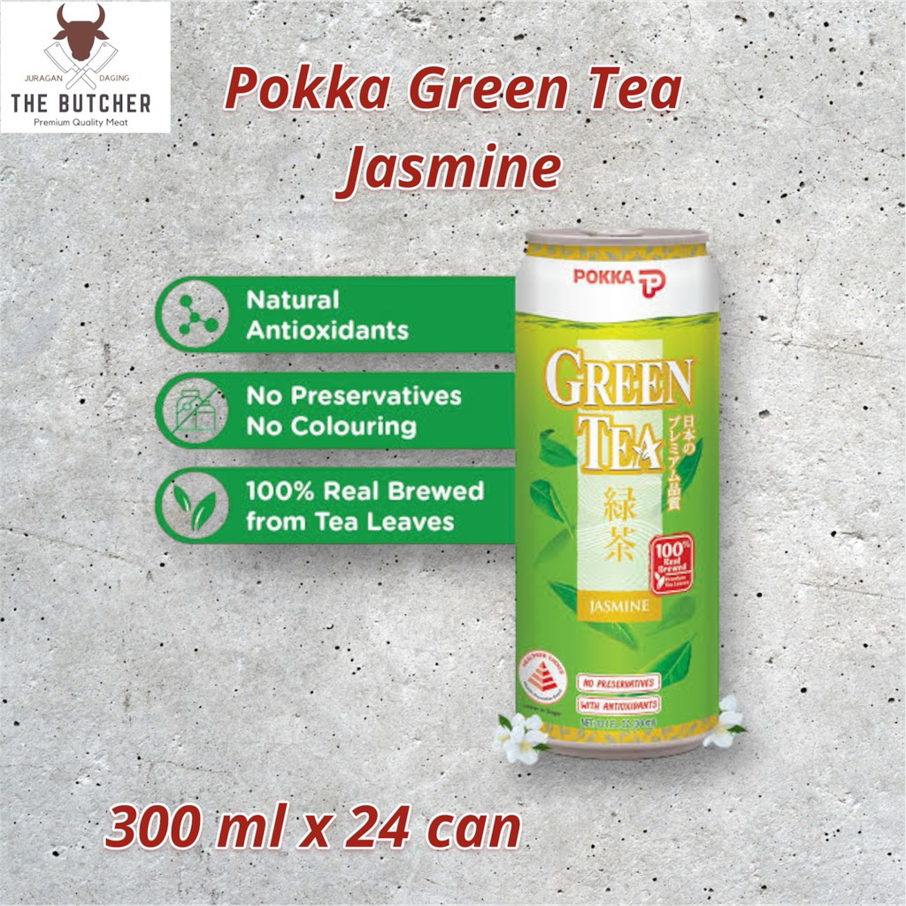 

POKKA GREENTEA JASMINE CAN 300ml (24’s x 300ml) / Minuman Teh