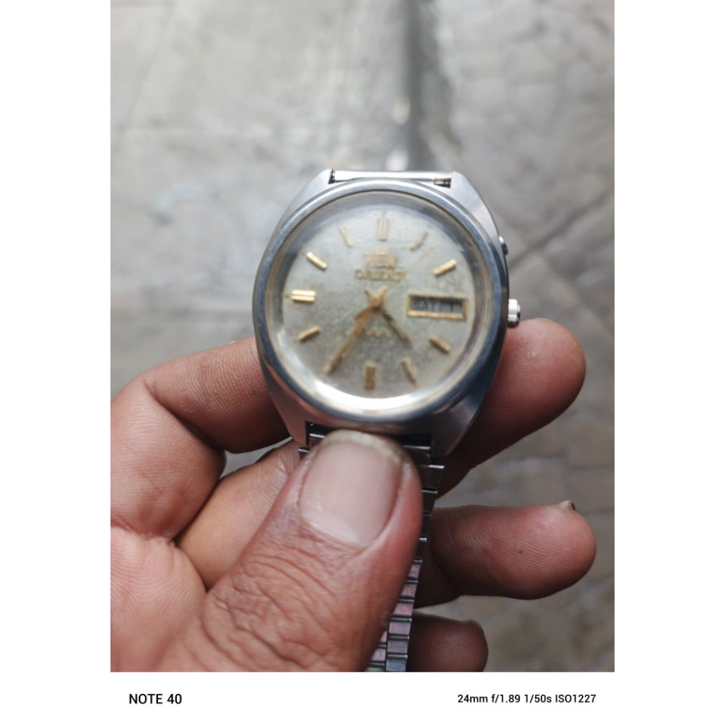 jam tangan jadul otomatis orient original antiq seri 61774
