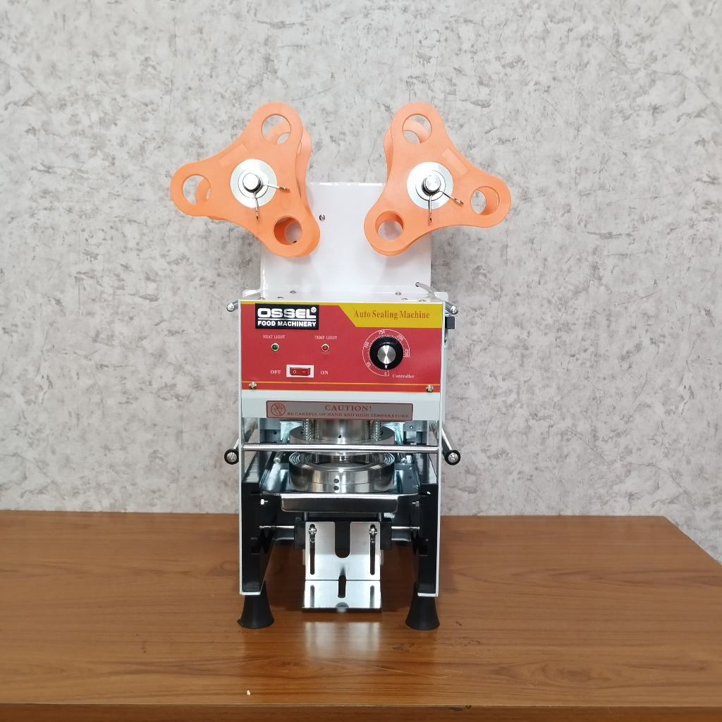 OSSEL Mesin Cup Sealer otomatis  OS A9 Mesin Press Tutup Gelas Plastik Otomatis Mesin Es Boba OSSEL