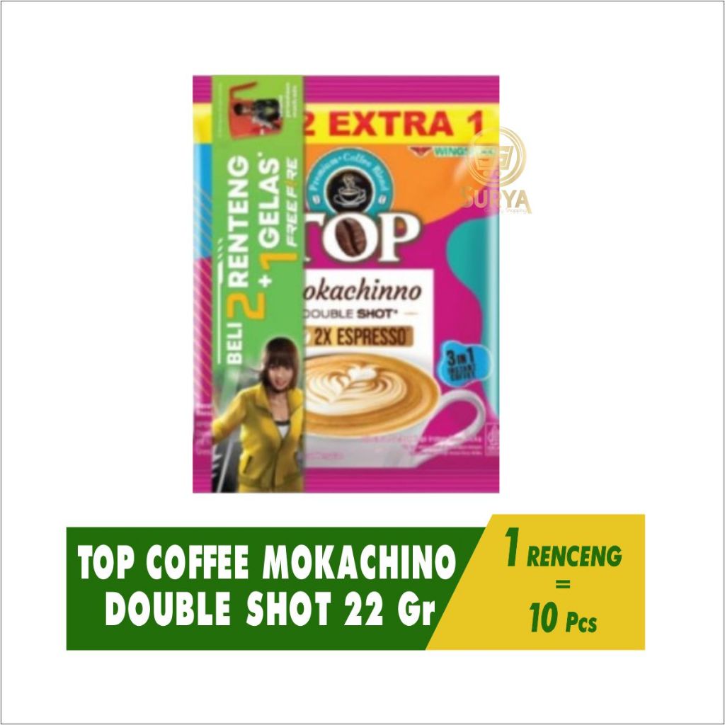 

Top Coffe Mokachinno Rentengan [ 22gr x15 pcs]