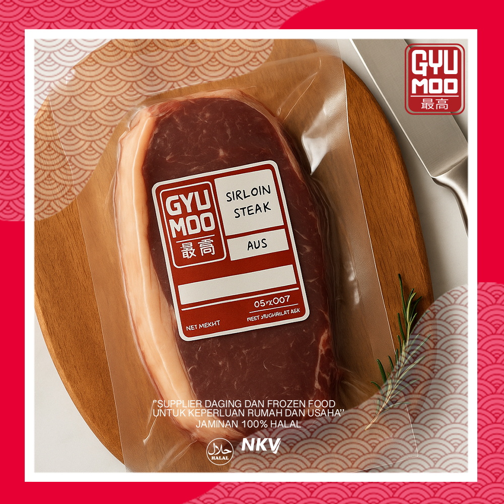 

Sirloin Steak Aus 500gr