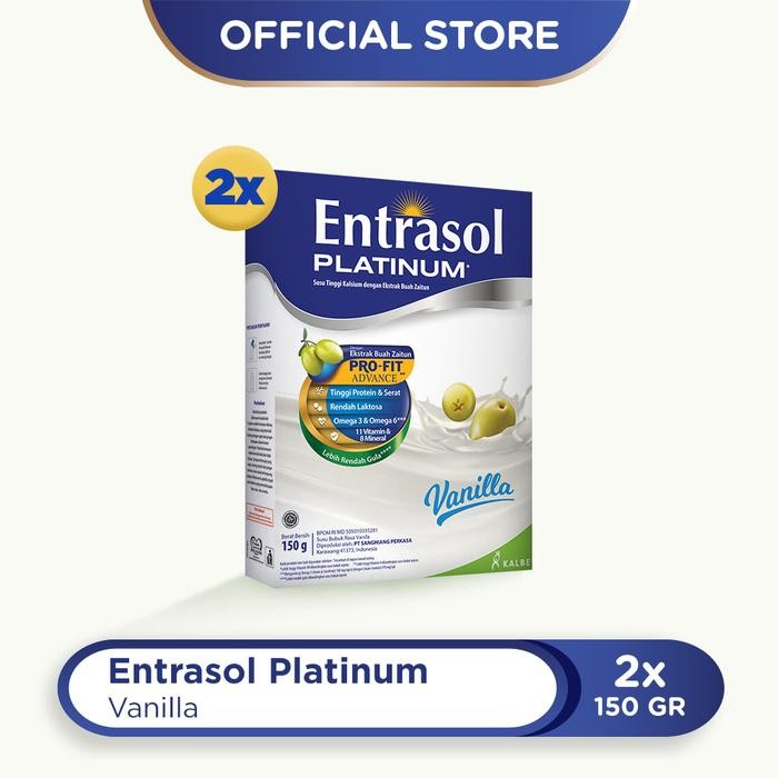 

Twinpack Entrasol Platinum Vanilla 150G