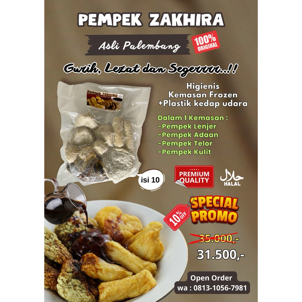 

Pempek Zakhira asli palembang