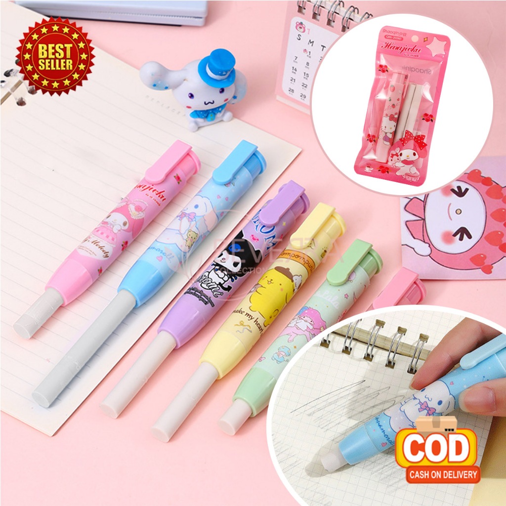 

Penghapus Pensil Mekanik Motif Karakter Kartun Lucu Model Cetekan Perlengkapan Sekolah ATKBD