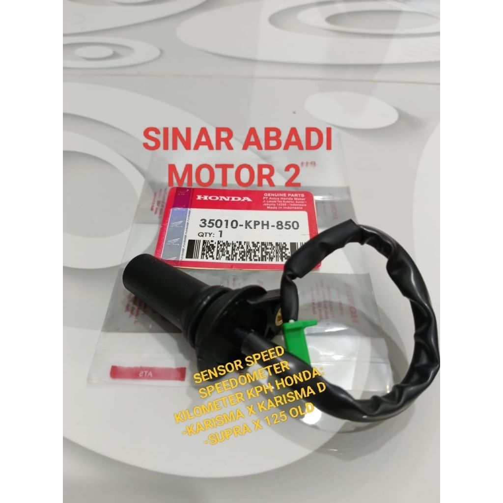 SENSOR SPEED SPEEDOMETER KILOMETER KPH HONDA KARISMA X KARISMA D SUPRA X 125 OLD ORIGINAL
