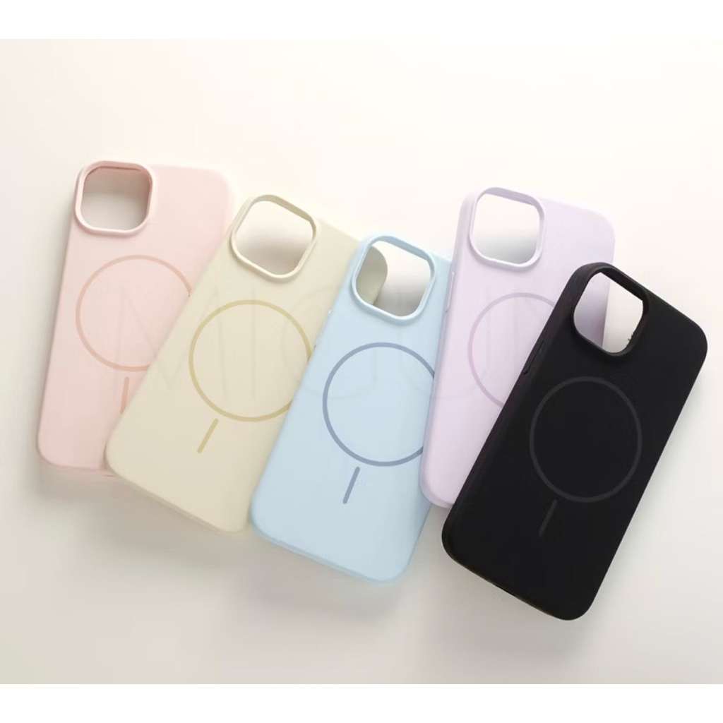 New Arrival Premium Silicone Pastel Magsafe Phone Case for Iphone 11 12 13 14 15 16 PRO PROMAX