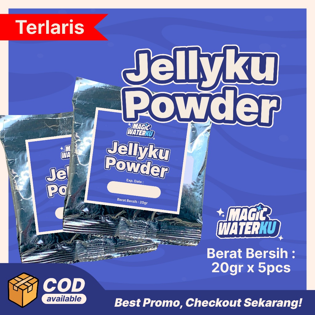 

POWDER JELLY MAGIC WATERKU 1 PCS 20 GRAM MINUMAN KEKINIAN