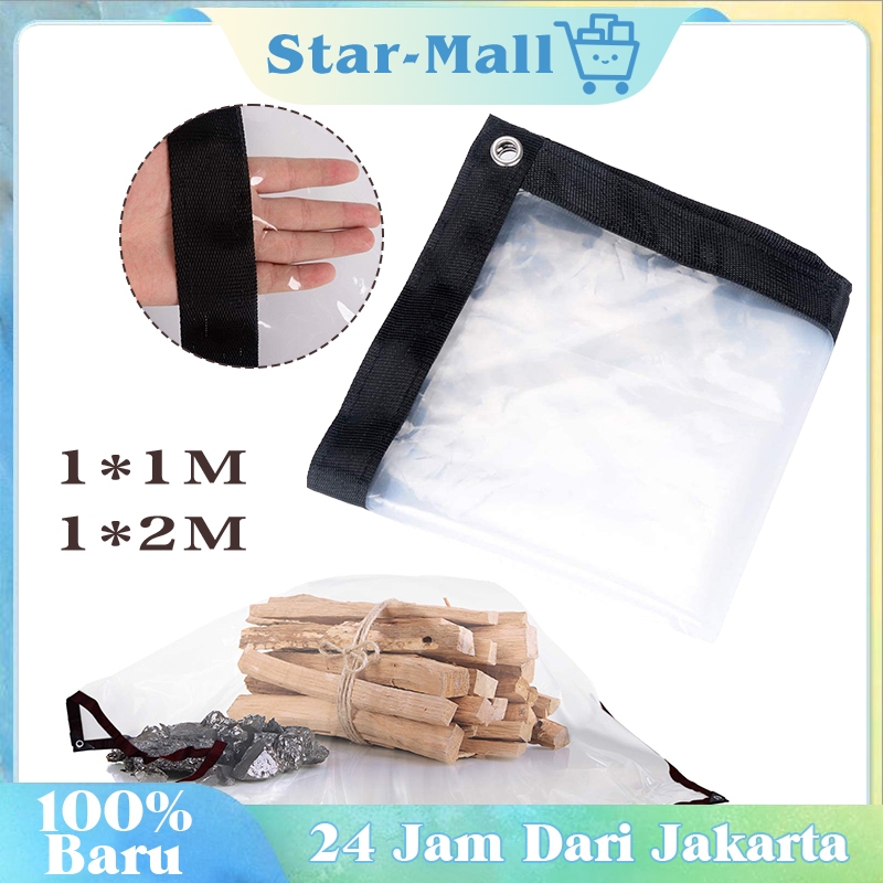 Tirai Plastik Transparan Pvc / Tenda Plastik / Terpal Bening Tebal
