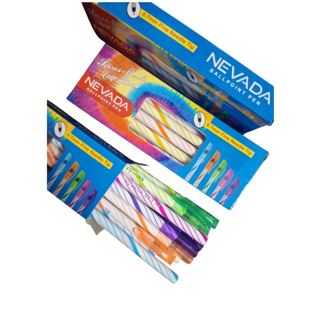 

PAKET 3 Lusin Pulpen NEVADA 36 Pcs/Pulpen Ulir/Spiral Pen/Bolpoin