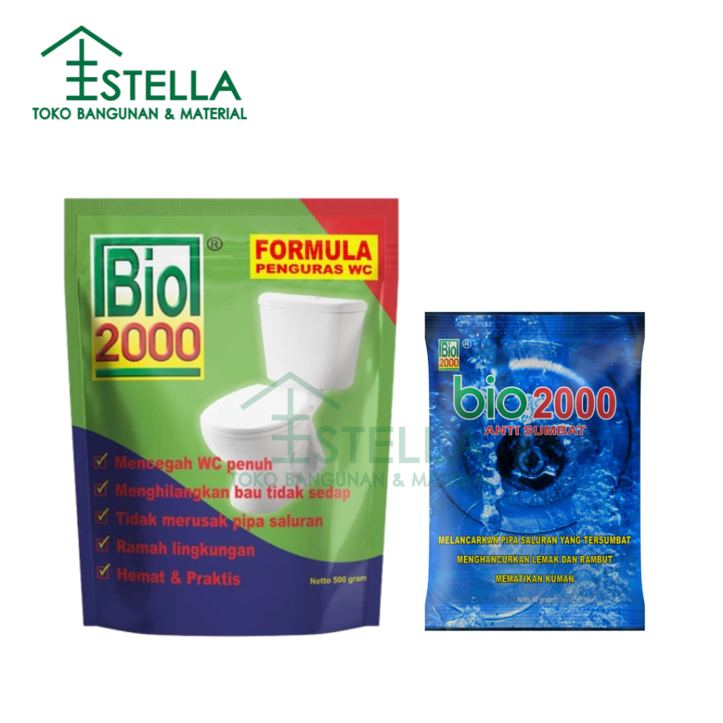 Anti Sumbat Kuras Wc Septic Tank Penuh atau Tersumbat Bio 2000/Bio2000 Anti Sumbat Wastafel / Anti S
