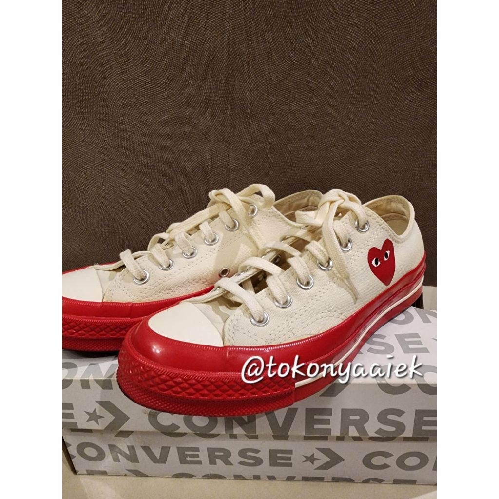 Preloved CDG Play x Converse