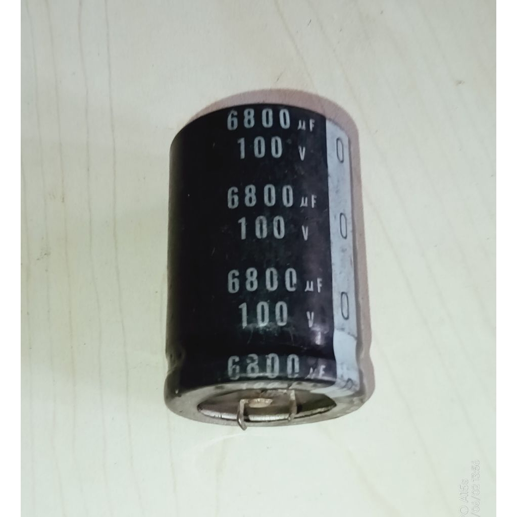 ELCO 100V 6800UF T 5CM D 3.5CM BEKAS