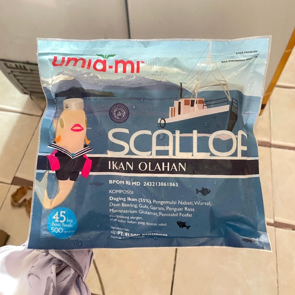 

Scallop Ikan Umiami 500gr