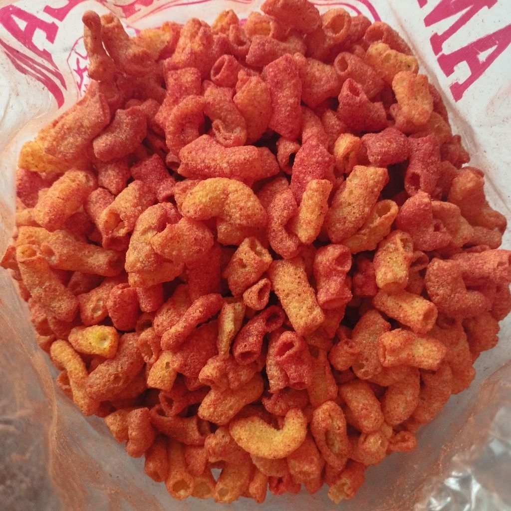 

Makaroni Goreng Pedas Rasa Nasi Goreng | Makroni Bantat Nasgor | Snack Makaroni Pedas | Aneka Camilan dan Snack Onlina Jogja