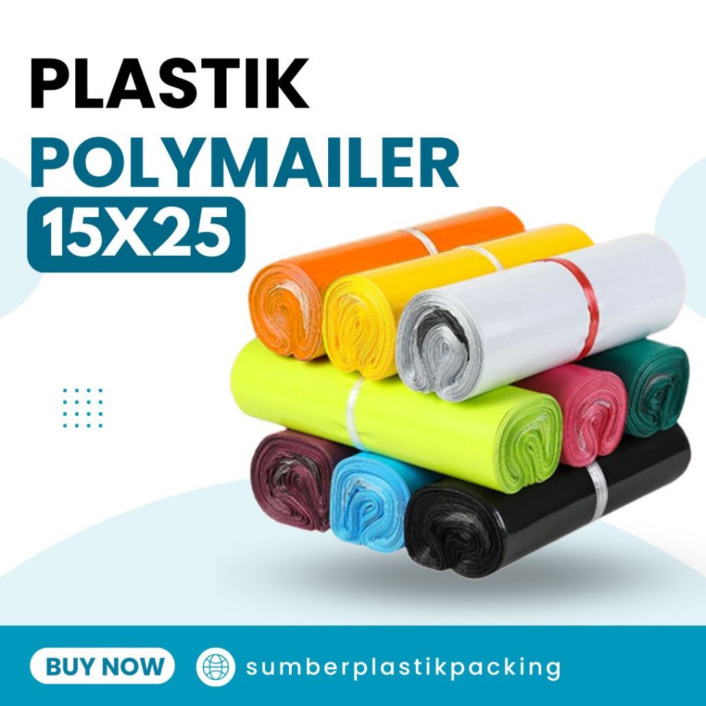 

Plastik Polymailer 15x25 isi 100 Pcs | Plastik Packing Paket | Plastik Packing Online