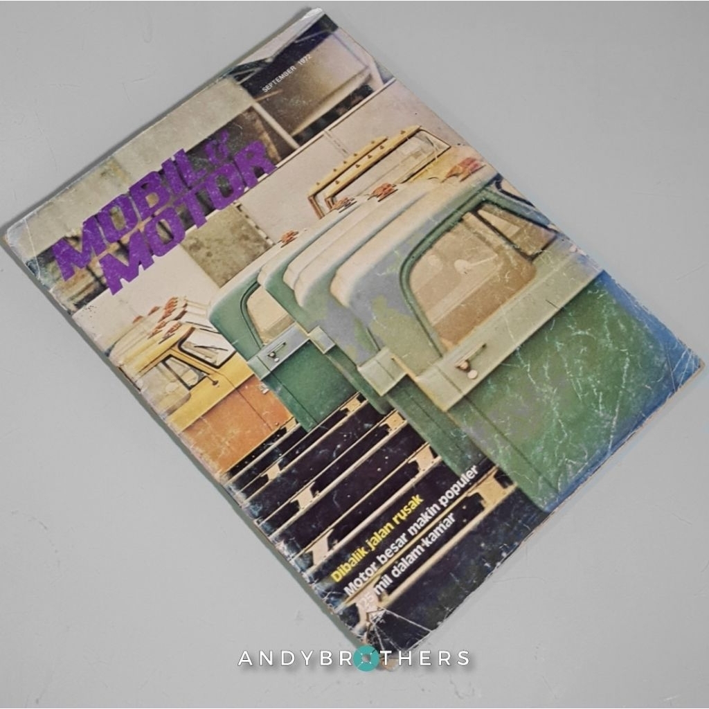 Buku / Majalah / Magazine / Katalog Otomotif Mobil Motor 1972 Original