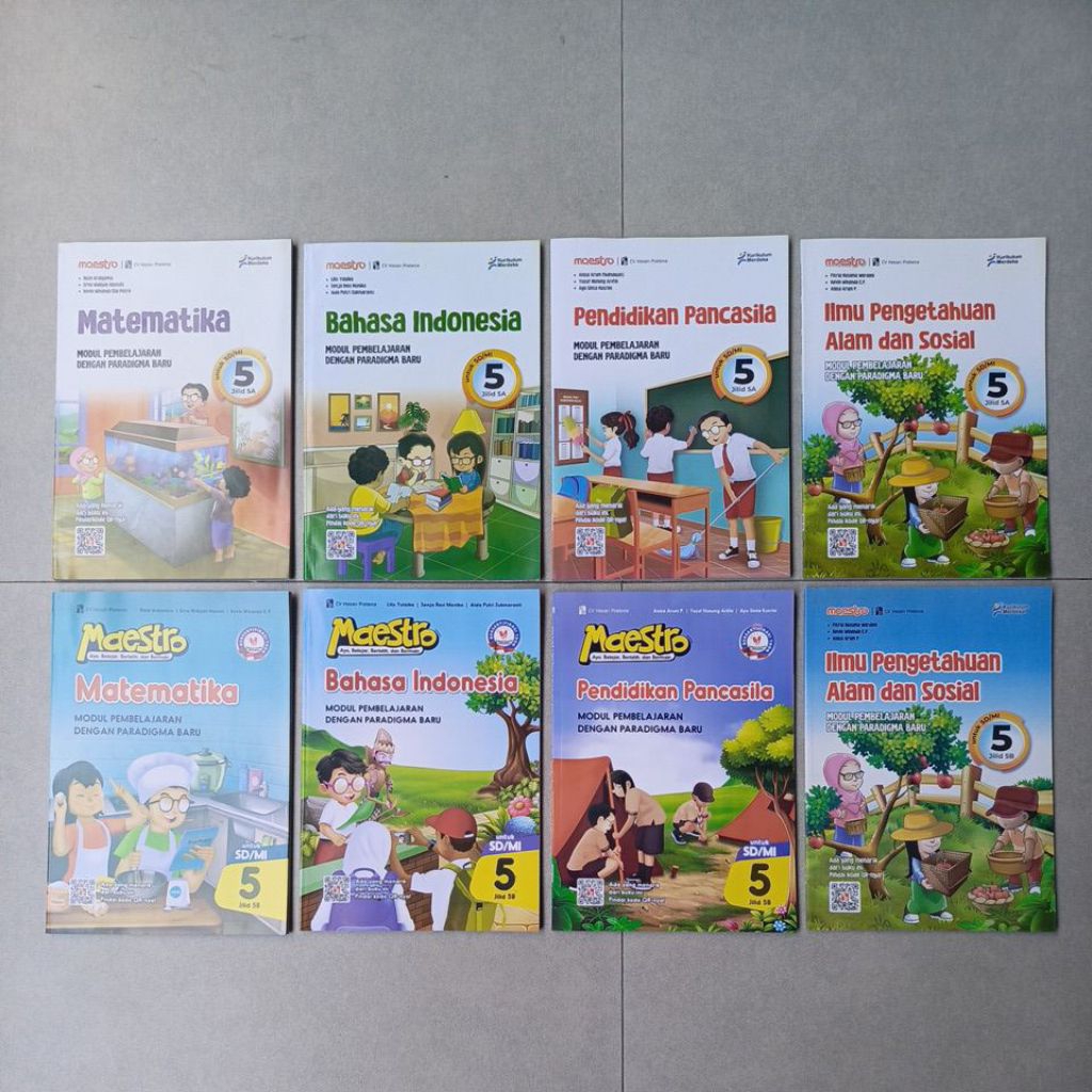LKS MAESTRO SD kelas 5 (semester 1 & 2 ).kurikulum merdeka