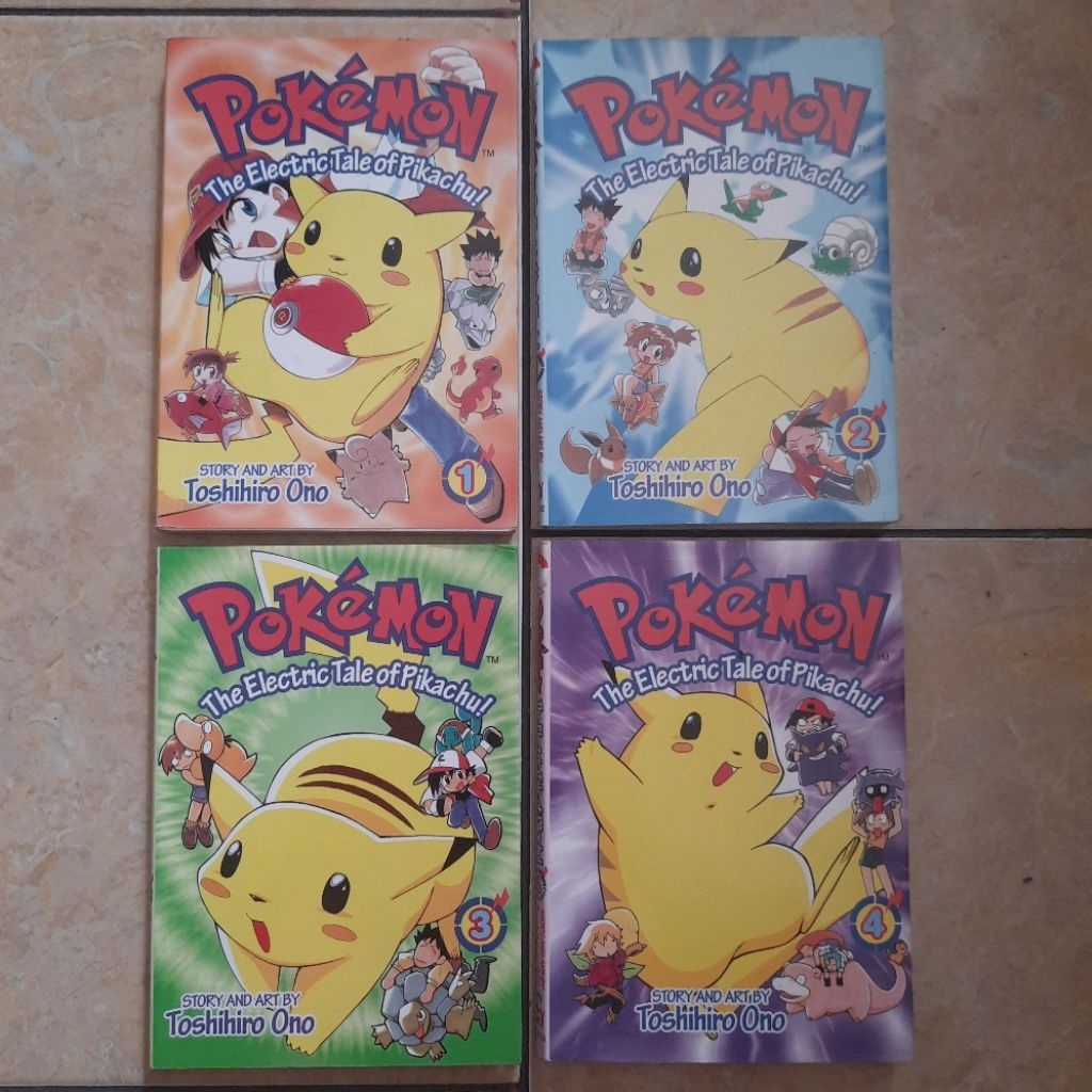 Komik Bahasa Inggris Pokemon The Electric Tale Of Pikachu 1 - 4 Tamat Toshihiro Ono Chuang Yi Comics