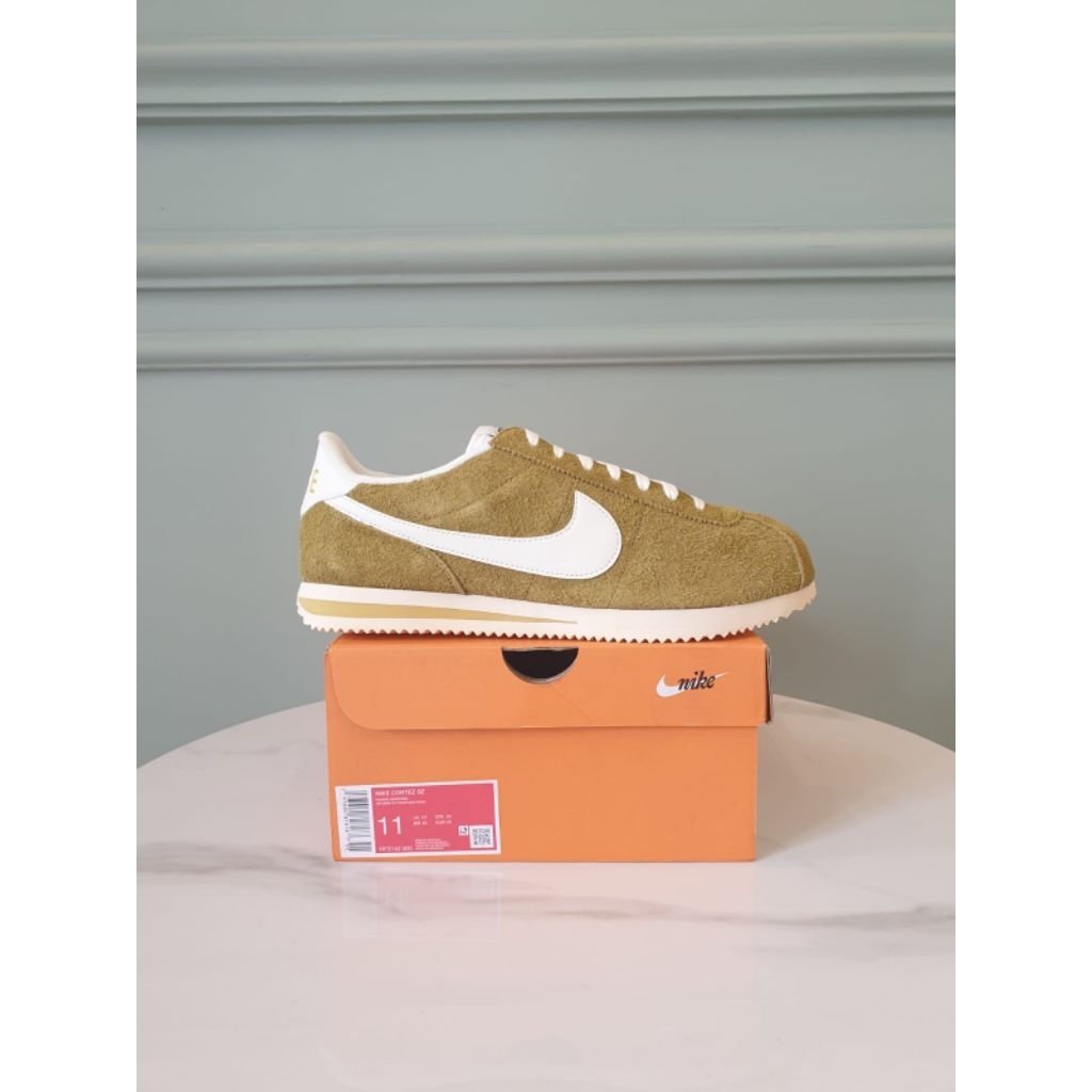 Sepatu Nike Cortez SE Suede Pacific Moss Sail Original