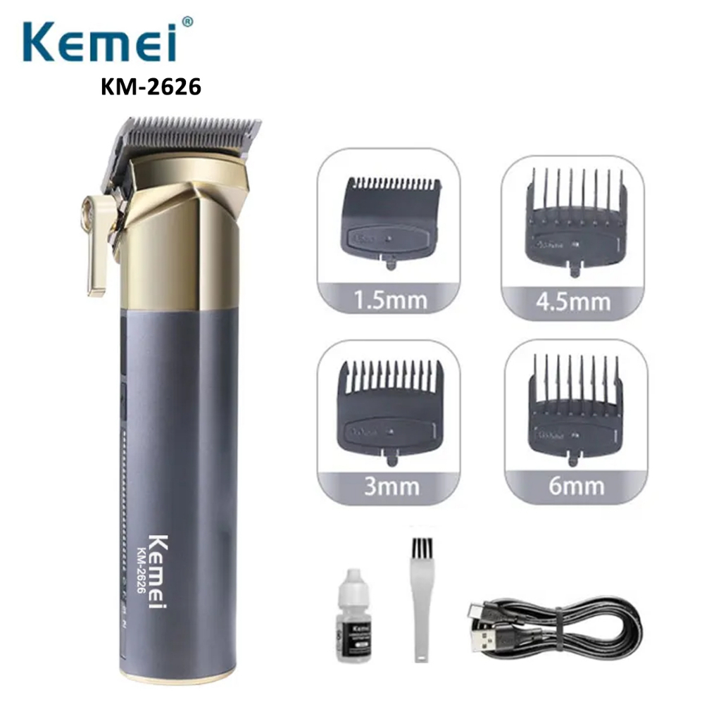 Kemei KM 2626 Alat Cukur Rambut Elektrik / Kemei KM 2626 Alat Pencukur Rambut Kumis & Jenggot / Alat