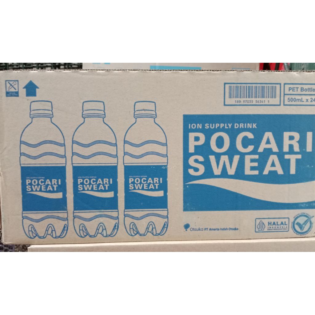 

pocari botol 500ml 1dus