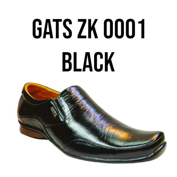 Gats ZK 001 Sepatu Pantofel Kulit Pria Terbaru Original New Model