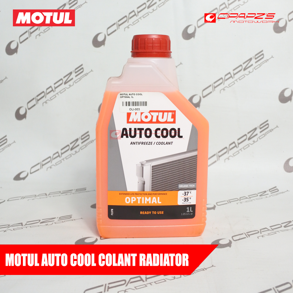 Motul Auto Cool Optimal Antifreeze Coolant Radiator Coolant 1L Air Pendingin Radiator Motor Universa