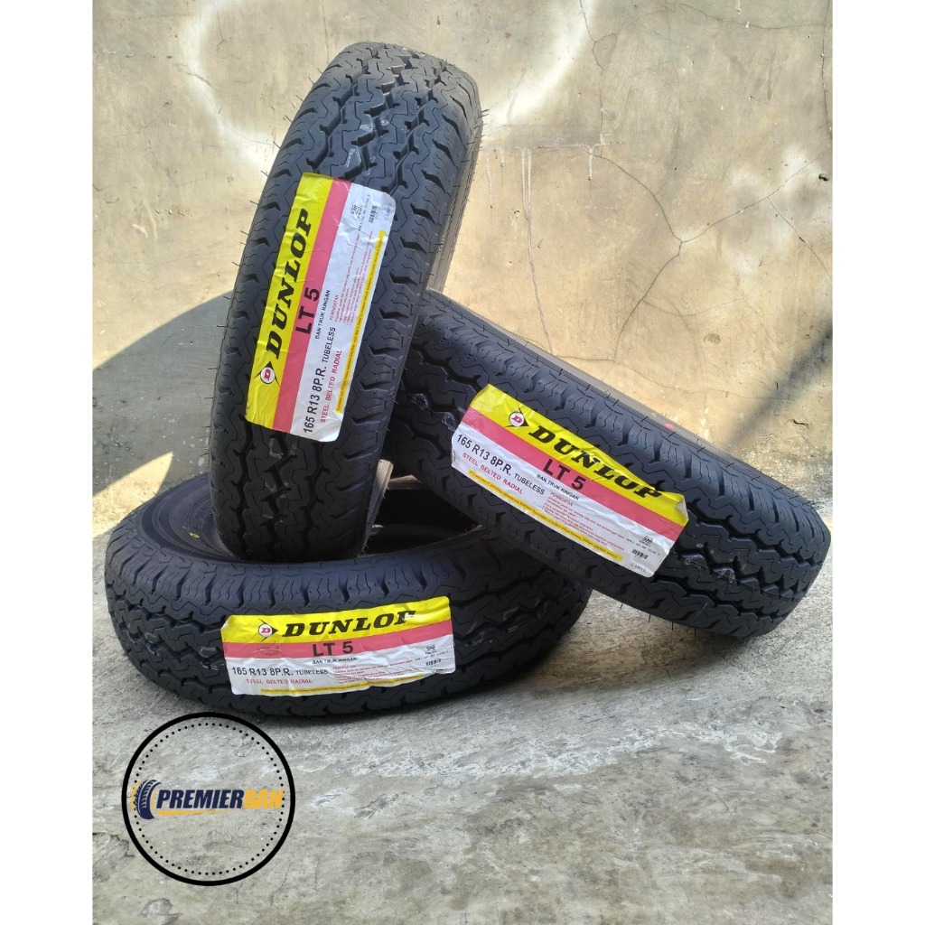BAN MOBIL RING 13 Dunlop LT5 165 R13 Ban Mobil Grand Max Carry Panther Pickup bak Kijang Zebra T120
