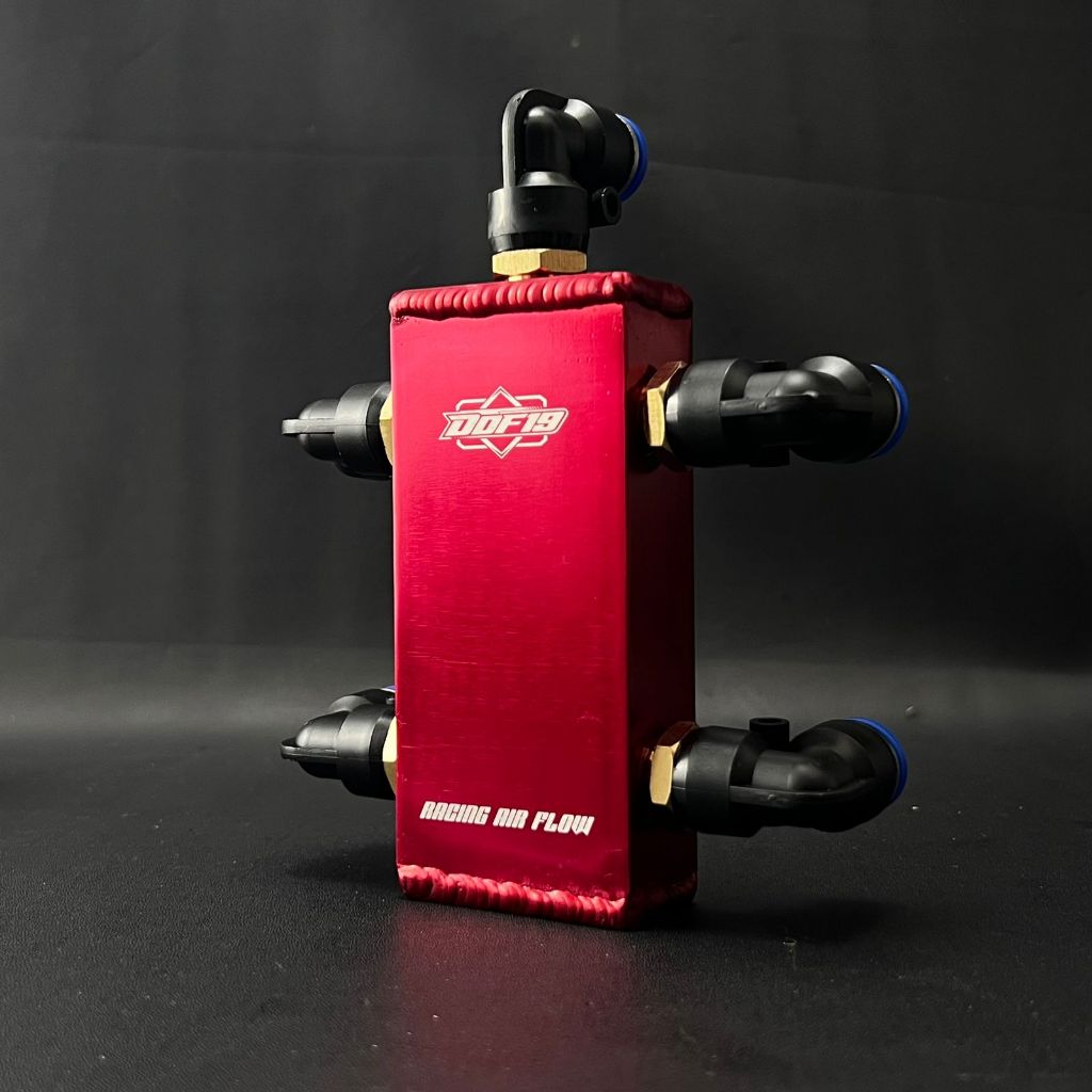 TABUNG HAWA KOTAK PENDINGIN SUHU MESIN UNIVERSAL/TABUNG HAWA ALMUNIUM DDF RACING