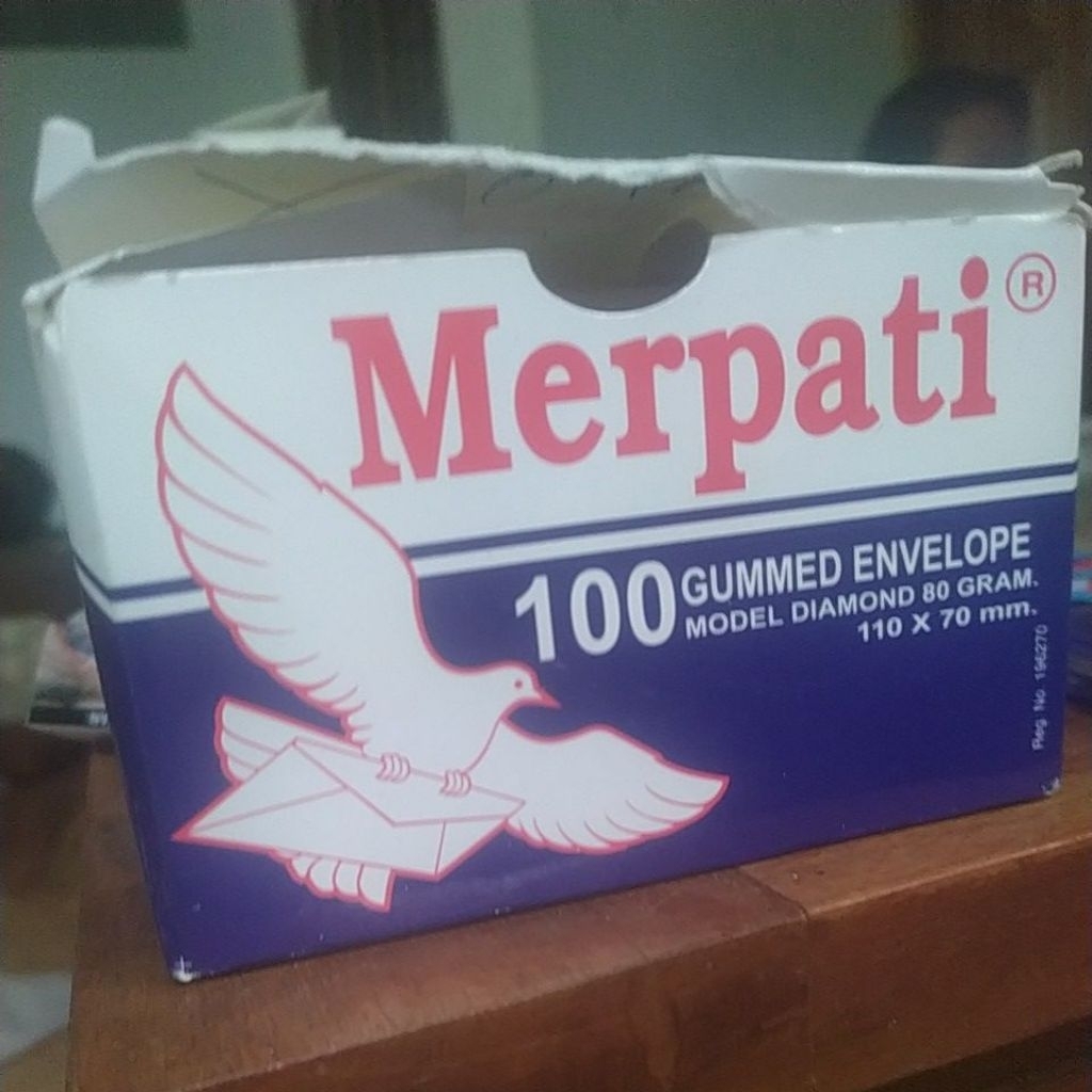 

amplop merpati isi 20