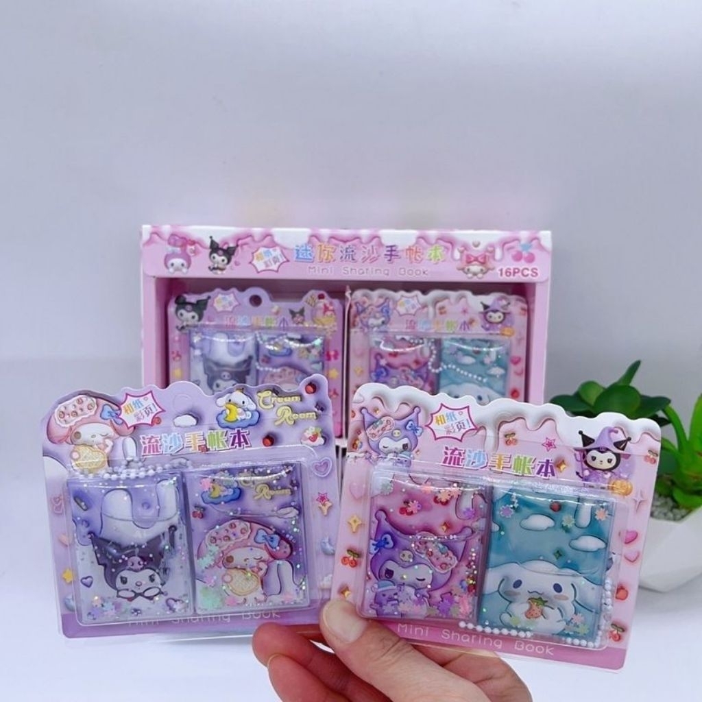 

Mini Notebook Duo: Diary & Agenda Kekinian, Penuh Karakter lucu isi 2 pcs