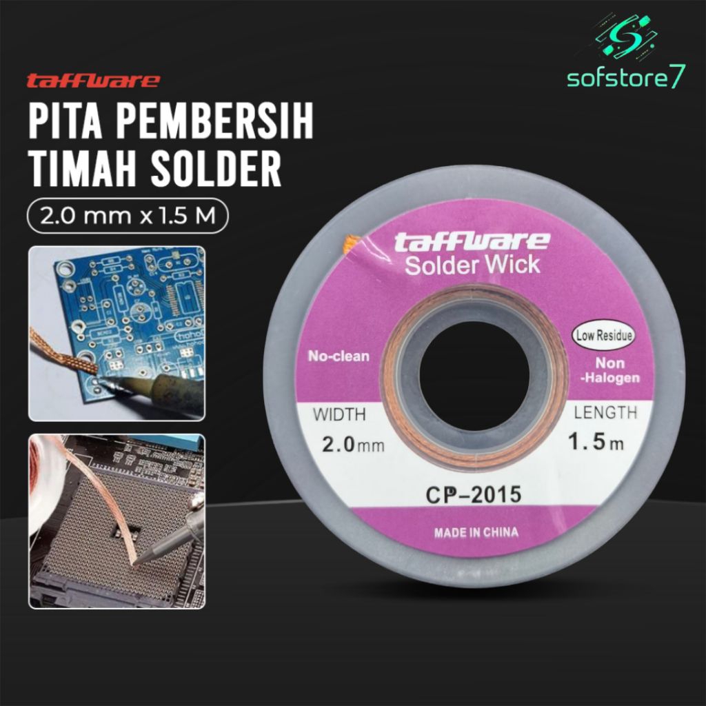 Solder Wick Pembersih Timah Taffware