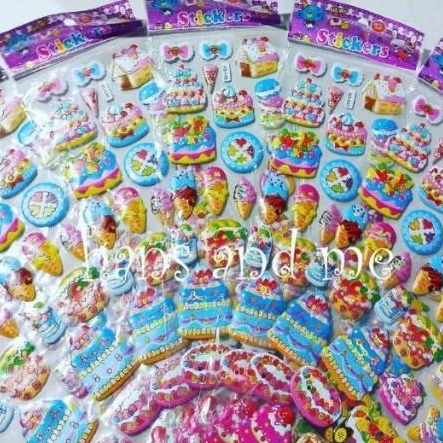 

Sticker Anak Stiker Timbul Kue Ulang Tahun