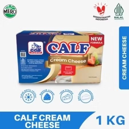 

CALF CREAM CHEESE KEMASAN 1 KG /CREAM CHEESE/ KRIM KEJU