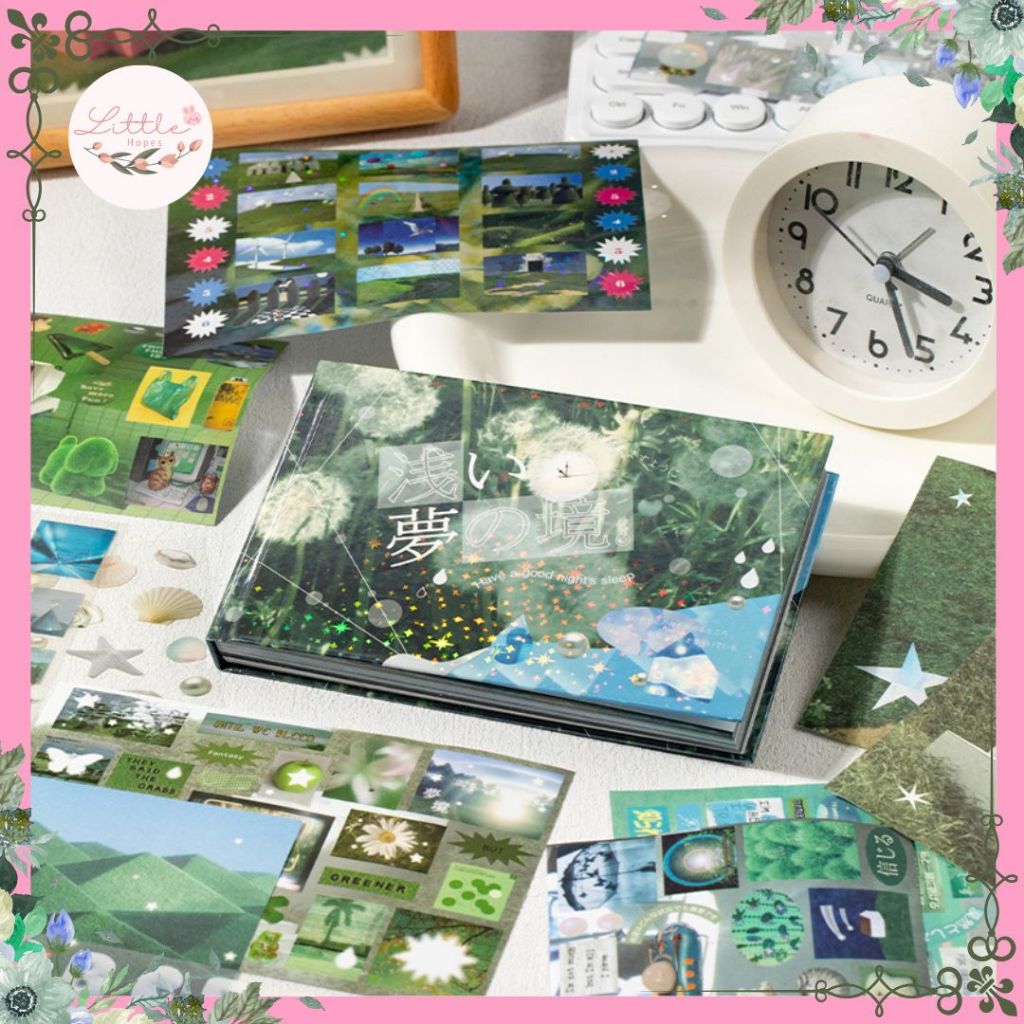 

Sticker Book Japanese Selling Happy Series Juminocore Vibes Heisei Retro Kawaii Deco Scrapbook