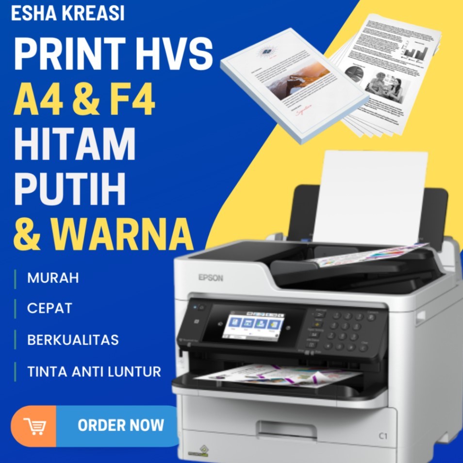 

JASA CETAK PRINT KERTAS HVS a4 a5 80gsm
