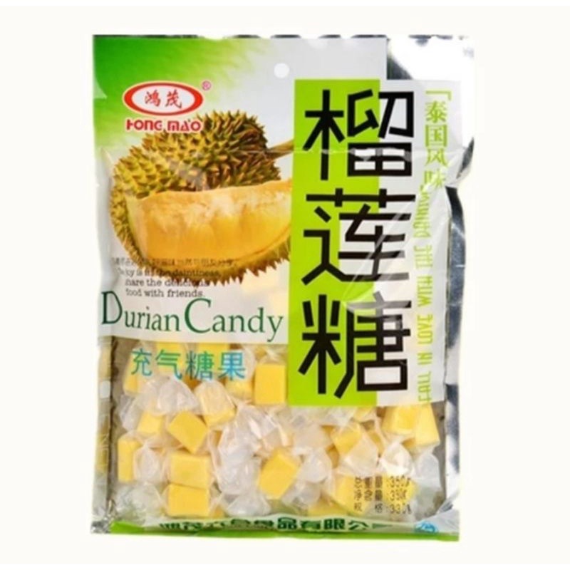 

Hongmao Durian Candy 350g Permen Lunak Rasa Durian