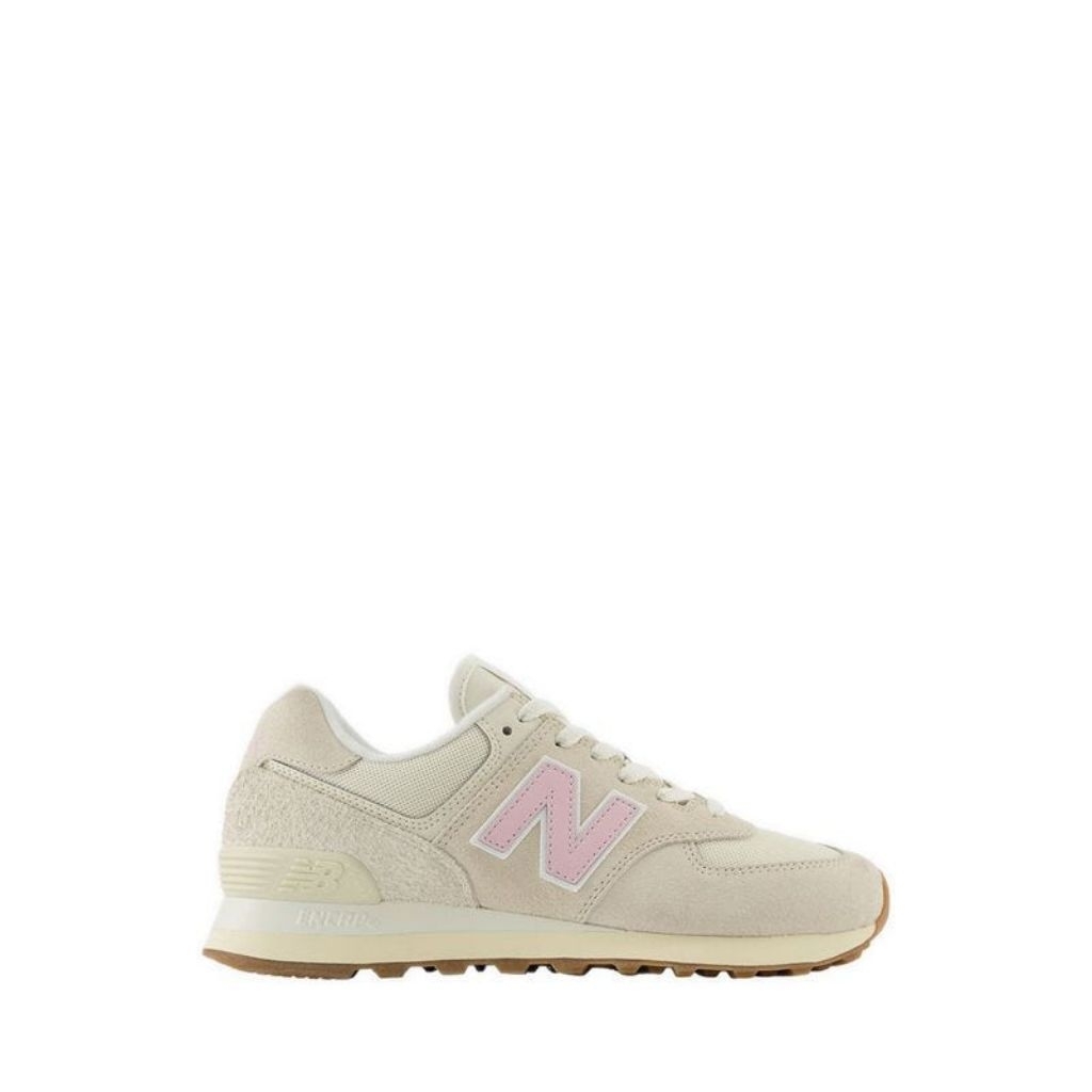 Sepatu Sneakers Wanita New Balance 574 Beige/Pink NEWWL574GU2