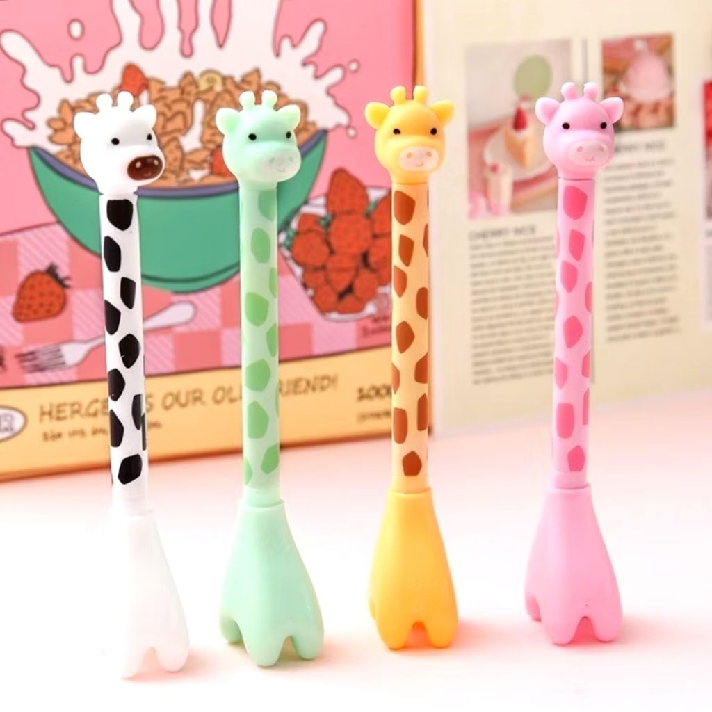 

Pen Gel Karakter Jerapah Murah|Alat Tulis Unik & Lucu