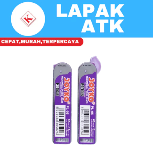 

ISI PENSIL MEKANIK JOYKO 2B 0,5 (tube) +