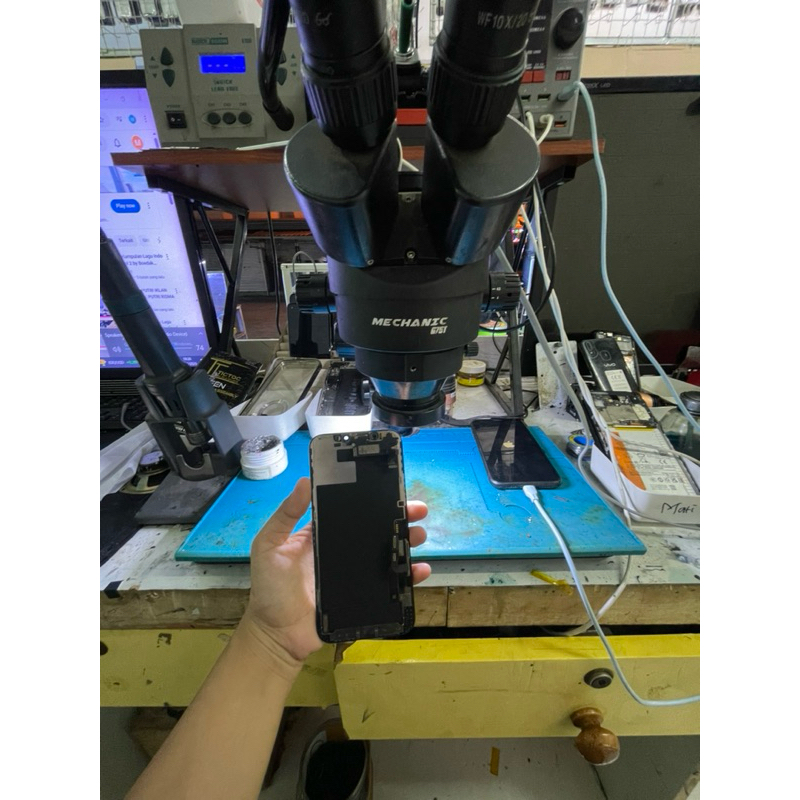 lcd iphone 12 copotan asli Original apple