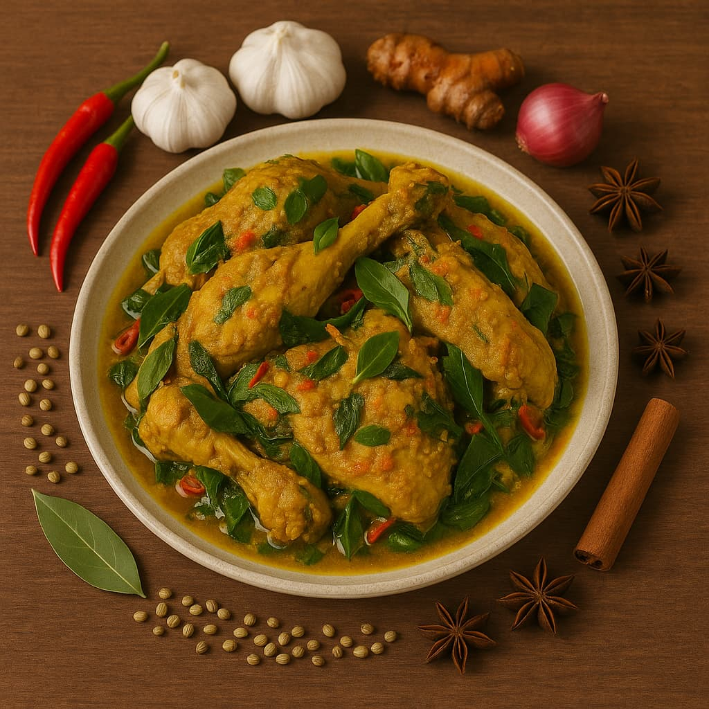 

Ayam Kampung Bumbu Lengkuas