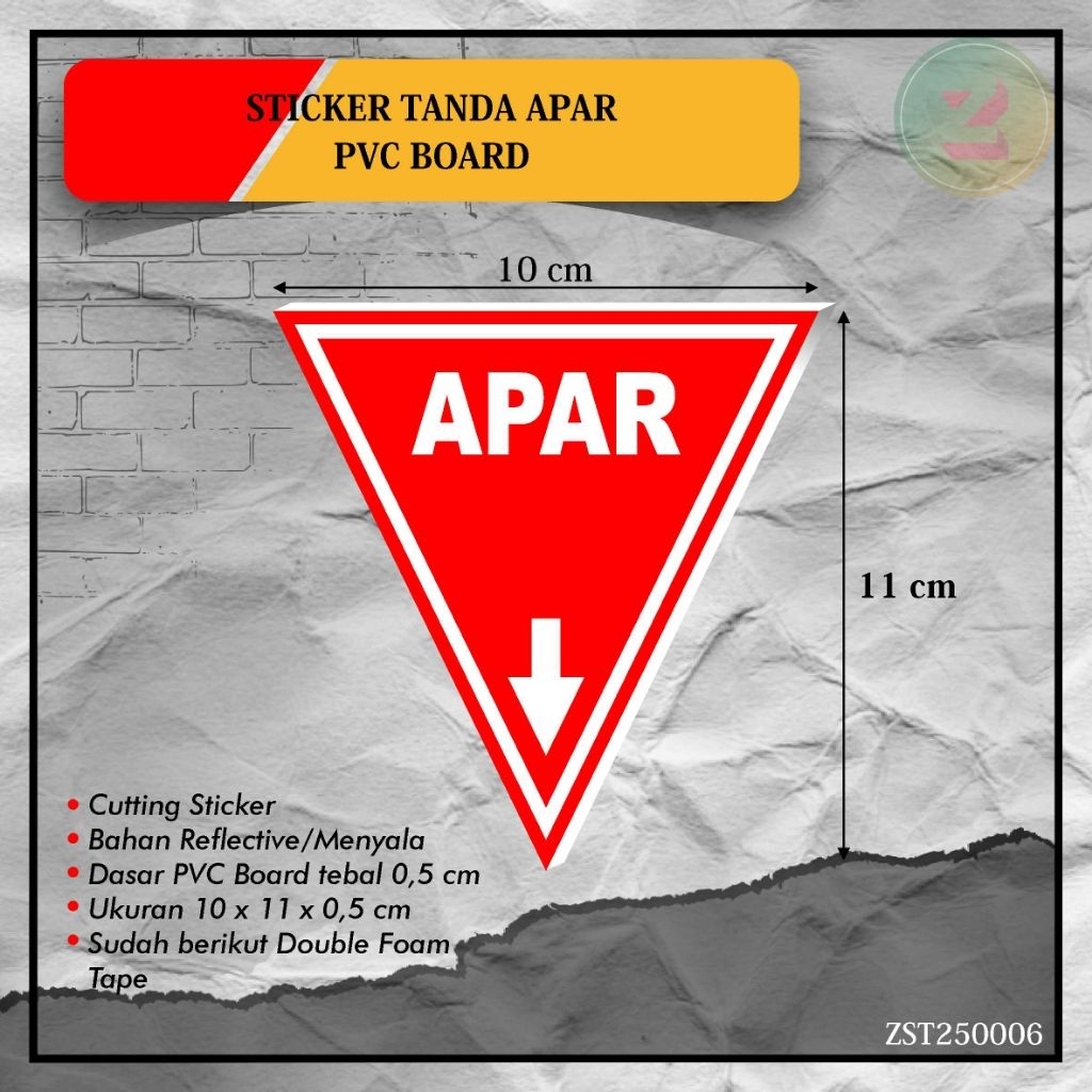 

STICKER TANDA APAR